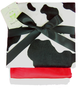 Cow Burpcloth Set of 3