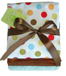 Cocoa Sky Dot  Burpcloth Set of 3