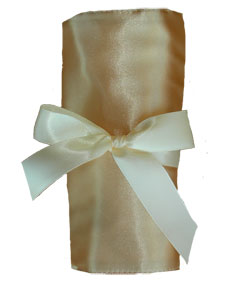 Cafe Au Lait Satin Burpcloth