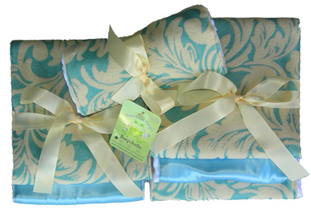 Minky Fleur Burpcloth