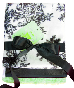 Minky Paradise Toile Burpcloth Set of 3