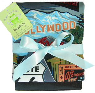 Route 66 Burpcloth Set of 2
