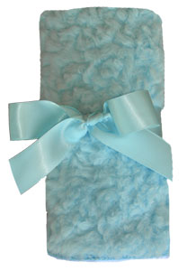 Cotton Candy Blue Chenille Burpcloth