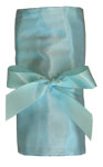 Cotton Candy Blue Satin Burpcloth