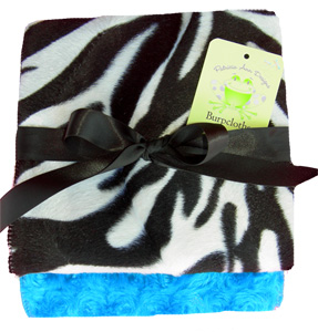 Zebra Burpcloth Set of 2
