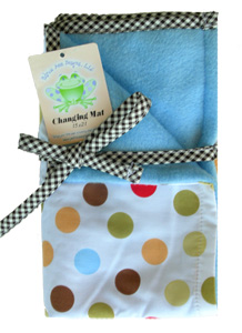Cocoa Sky Dot Changing Mat