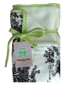 Minky Paradise Toile Changing Mat