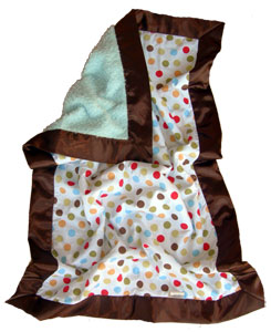Cocoa Sky Dot Indulgence Blanket