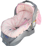 Minky Fleur Infant Carseat Cover