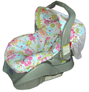 Star Flower Burst Infant Carseat Cover
