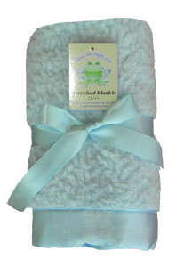 Cotton Candy Blue Oversized Blanket