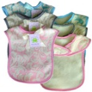 Minky Fleur Reversible Bib