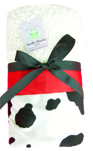 Cow Stroller Blanket