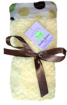 Satin Dot Stroller Blanket