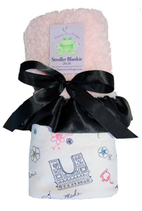 Paris Stroller Blanket