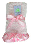 Bubblegum Pink Stroller Blanket