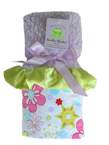 Star Flower Burst Stroller Blanket