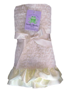 Vanilla Creme Stroller Blanket