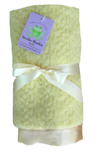 Lemon Meringue Stroller Blanket