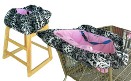 Snow Leopard Shopping Cart Cover / High Chair Cover