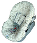 Minky Fleur Toddler Carseat Cover