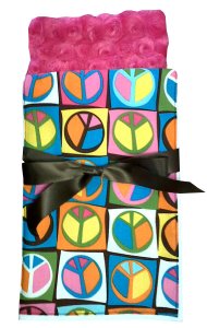 Peace Out Burpcloth Set of 2