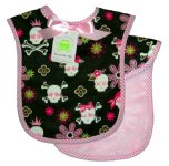 Sweet Skull Reversible Bib