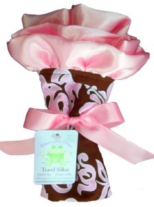 Pink & Chocolate Hibiscus Travel Silkie