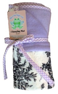 Minky Paradise Toile Changing Mat