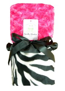 Zebra Stroller Blanket