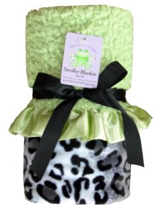 Snow Leopard Stroller Blanket