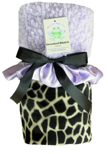 Giraffe Oversized Blanket-blanket, chenille, minky, giraffe, patricia