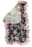 Pink & Chocolate Hibiscus Indulgence Blanket