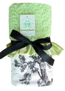 Minky Paradise Toile Oversized Blanket