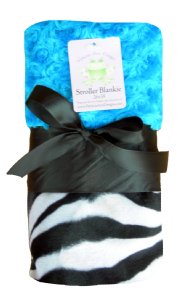 Zebra Stroller Blanket
