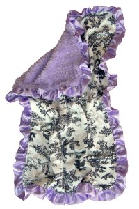 Minky Paradise Toile Indulgence Blanket