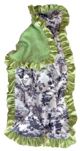 Minky Paradise Toile Indulgence Blanket