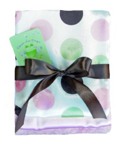 Satin Dot Burpcloth Set of 3