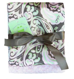 Satin Paisley Burpcloth Set of 2