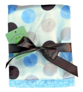 Satin Dot Burpcloth Set of 2