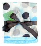 Satin Dot Burpcloth Set of 3