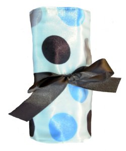 Satin Dot Burpcloth