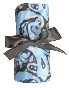 Satin Paisley Burpcloth