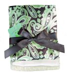 Satin Paisley Burpcloth Set of 3