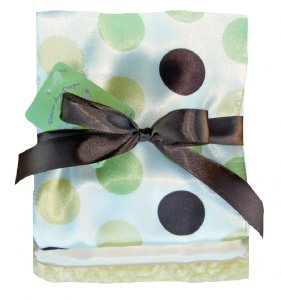 Satin Dot Burpcloth Set of 3