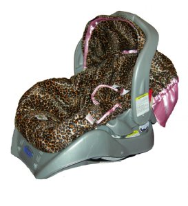 Cheetah Infant Carseat Cover