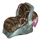 Cheetah Infant Carseat Cover