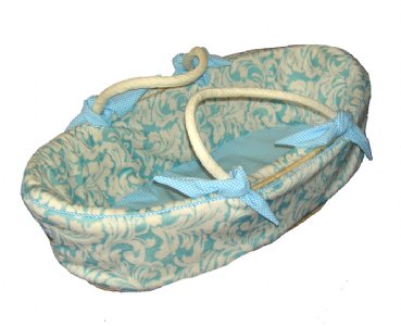 Minky Fleur Moses Basket