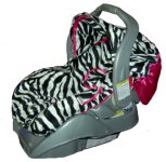 Zebra Infant Carseat Cover