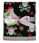 Sweet Skull Burpcloth Set of 2